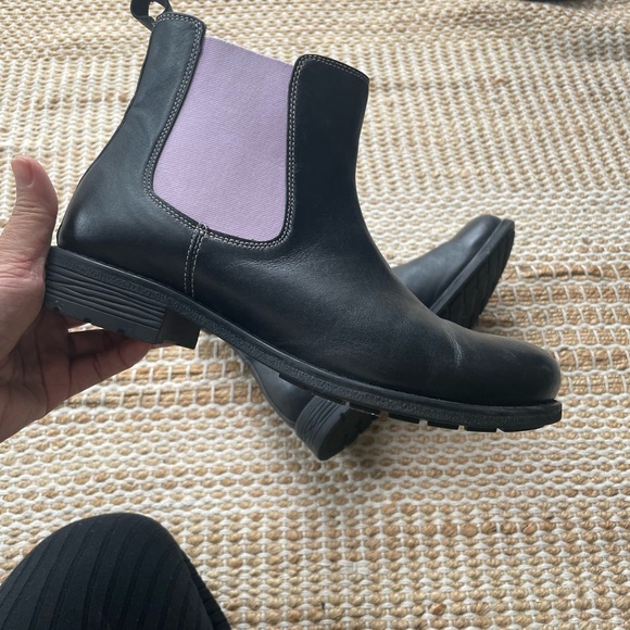 Chelsea Boots black and lilac - Picture 4 of 6